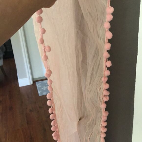 NWT Z&L peach gauze 100% cotton Palm palm beach cover up one size as is - Picture 10 of 11